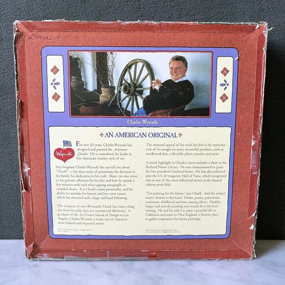 Vintage 1997 Autumn at Stony Creek Charles Wysocki 1000 Piece Puzzle - Complete - Picture 5 of 7